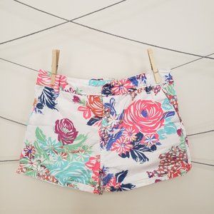 Girl's SIze 16 Old Navy Bright Floral Shorts
